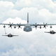 Illustration for article titled These photos of four F-35s refueling in the air are so amazing